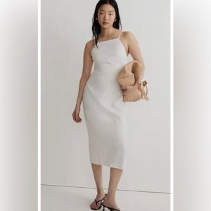 Madewell Goldie midi linen dress